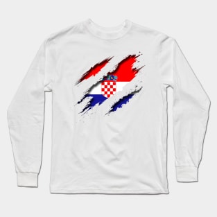 Croatia Shredding Long Sleeve T-Shirt